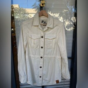 Scotch & Soda Women's Off-White Utility Jacket